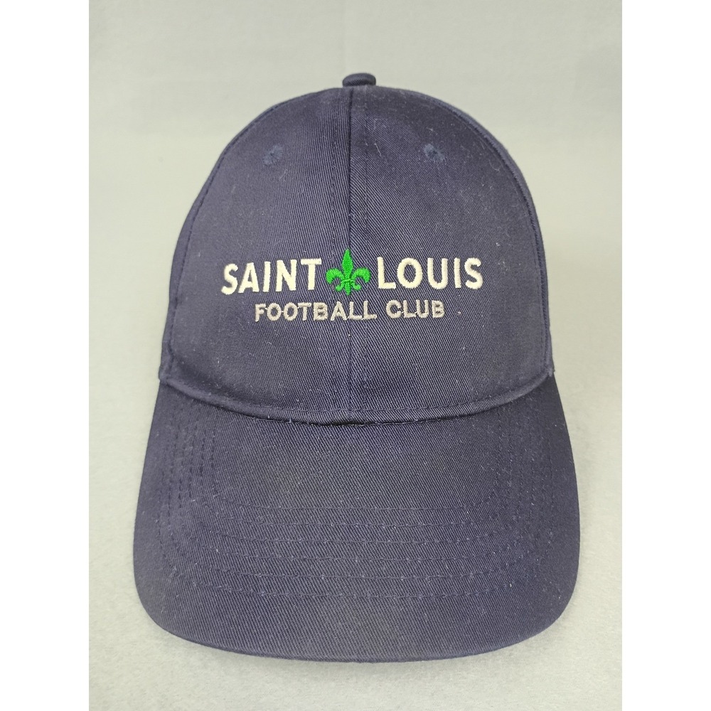 Saint Louis Football Club Navy Blue Adjustable Hat Edward Jones Soccer Cap